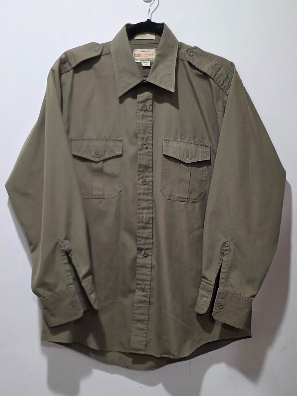 Mountain Tek Utility Button Up Shirt Men's L
